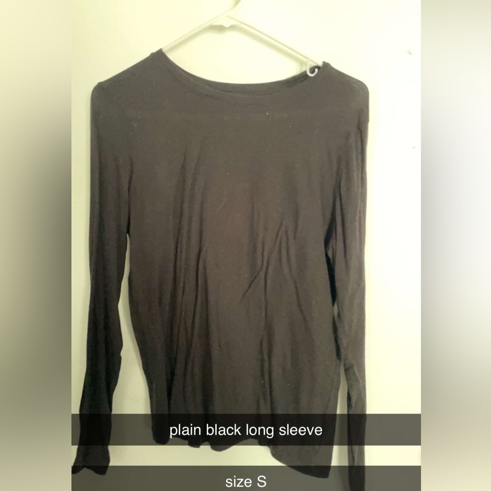 Plain long sleeved t shirt